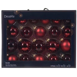 Ornaments Shop 29 21 Piece Red Glass Ball Ornament Set