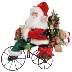 Karen Didion - Lit Biking Thru Christmas Santa