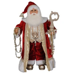 Karen Didion - Red And Gold Santa