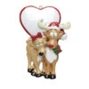 Personalized Deer Couple With Heart Ornament -Ornaments Shop 248 28223.1501769237
