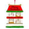 Chicken Coop Ornament - Merry Christmas