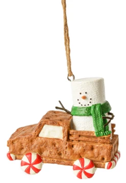 S'mores Graham Cracker Truck Decorative Hanging Ornament