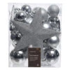 33 Piece Silver Shatterproof Ornament Set -Ornaments Shop 33 Piece Silver Shatterproof Ornament Set box 02424.1692636929