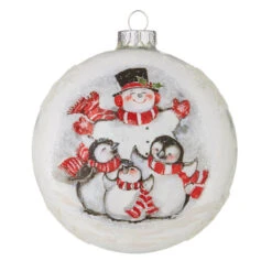 5" Winter Friends Ball Ornament