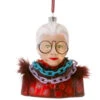 Cody Foster & Co - Iris Apfel Blown Glass Ornament
