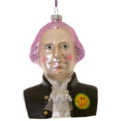 Cody Foster & Co - George Washington Blown Glass Ornament