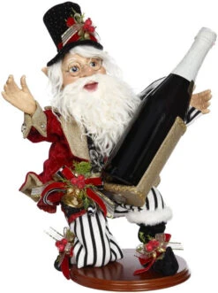 Northpole Elf With Wine Holder