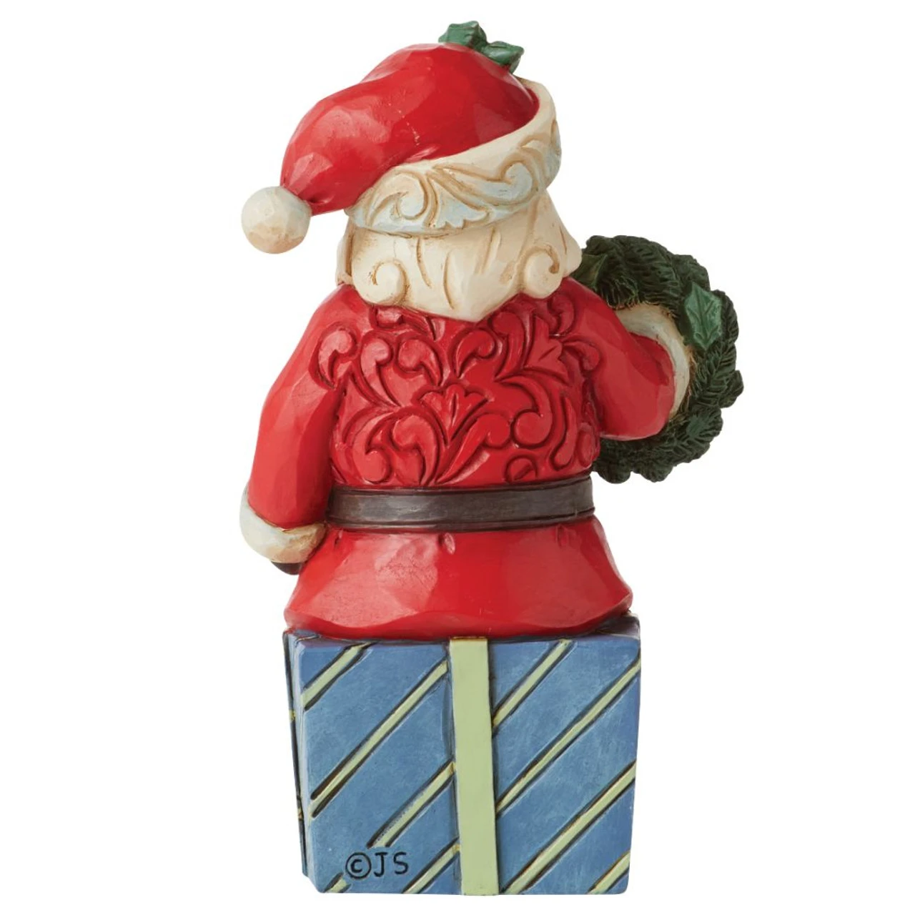 Jim Shore - Heartwood Creek - Mini Santa Sitting On Gifts - Image 2