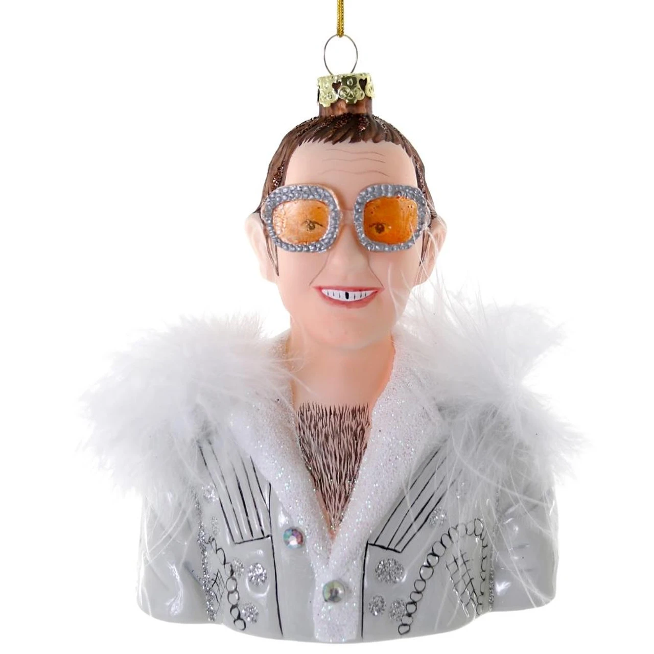 Cody Foster & Co - Elton John Blown Glass Ornament 3 Cody Foster & Co - Elton John Blown Glass Ornament