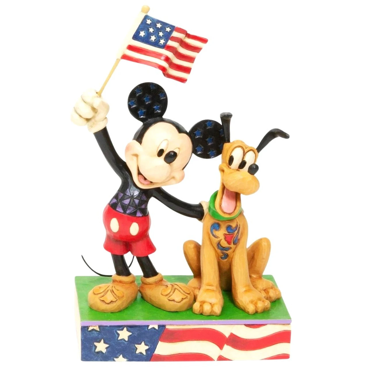 Jim Shore - Disney Traditions - Patriotic Mickey Mouse And Pluto 3 Jim Shore - Disney Traditions - Patriotic Mickey Mouse And Pluto