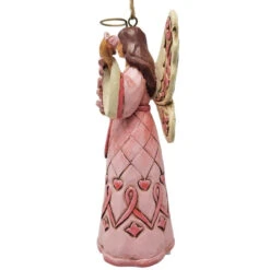 Jim Shore - Heartwood Creek - Breast Cancer Awareness Angel Ornament -Ornaments Shop 518101 Jim Shore Heartwood Creek Breast Cancer Awareness Angel Ornament left 85483.1649258478
