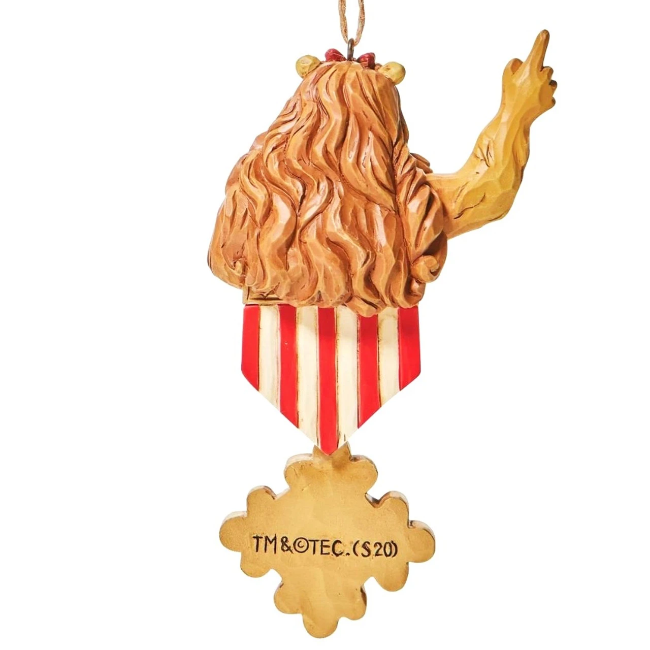 Jim Shore - Wizard Of Oz - Cowardly Lion Courage Ornament - Image 2