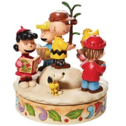 Jim Shore - Peanuts - Rocking Around The Charlie Brown Christmas Tree -Ornaments Shop 518958 Jim Shore Peanuts Rocking Around The Charlie Brown Christmas Tree 21264.1649360150