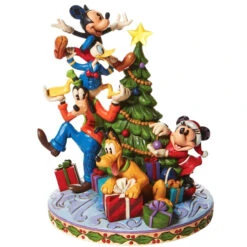 Jim Shore - Disney Traditions - Fab 5 Decorating Tree -Ornaments Shop 518979 Jim Shore Disney Traditions Fab 5 Decorating Tree front 47440.1649427789
