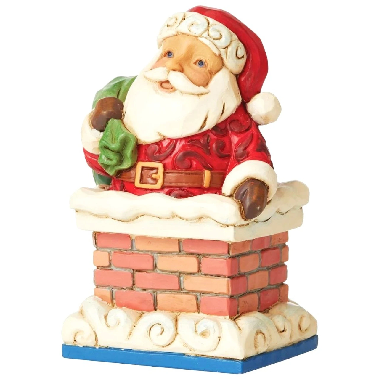 Jim Shore - Heartwood Creek - Santa In Chimney Mini - Image 2