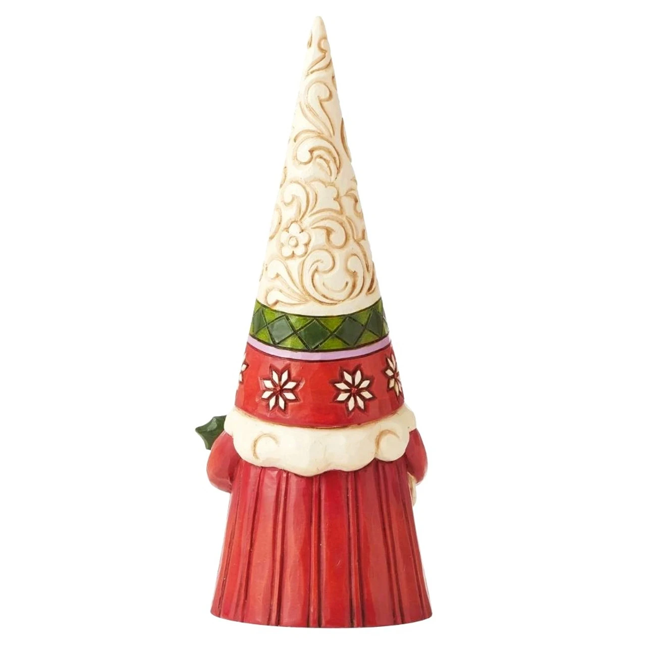 Jim Shore - Heartwood Creek - Christmas Gnome Holding Holly - Image 2