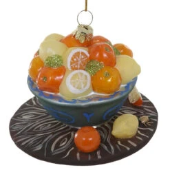 Cody Foster & Co - Winter Citrus Blown Glass Ornament