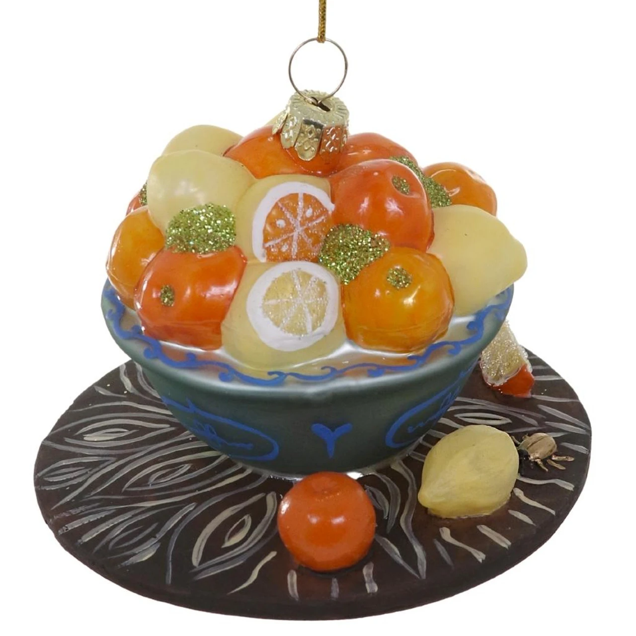 Cody Foster & Co - Winter Citrus Blown Glass Ornament 3 Cody Foster & Co - Winter Citrus Blown Glass Ornament