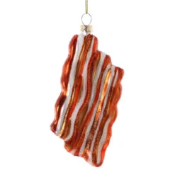 Cody Foster & Co - Strips Of Bacon Blown Glass Ornament