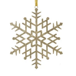 Gold Snowflake Ornament