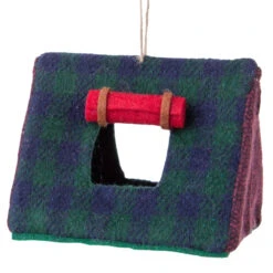 Felt Green Camping Tent Ornament