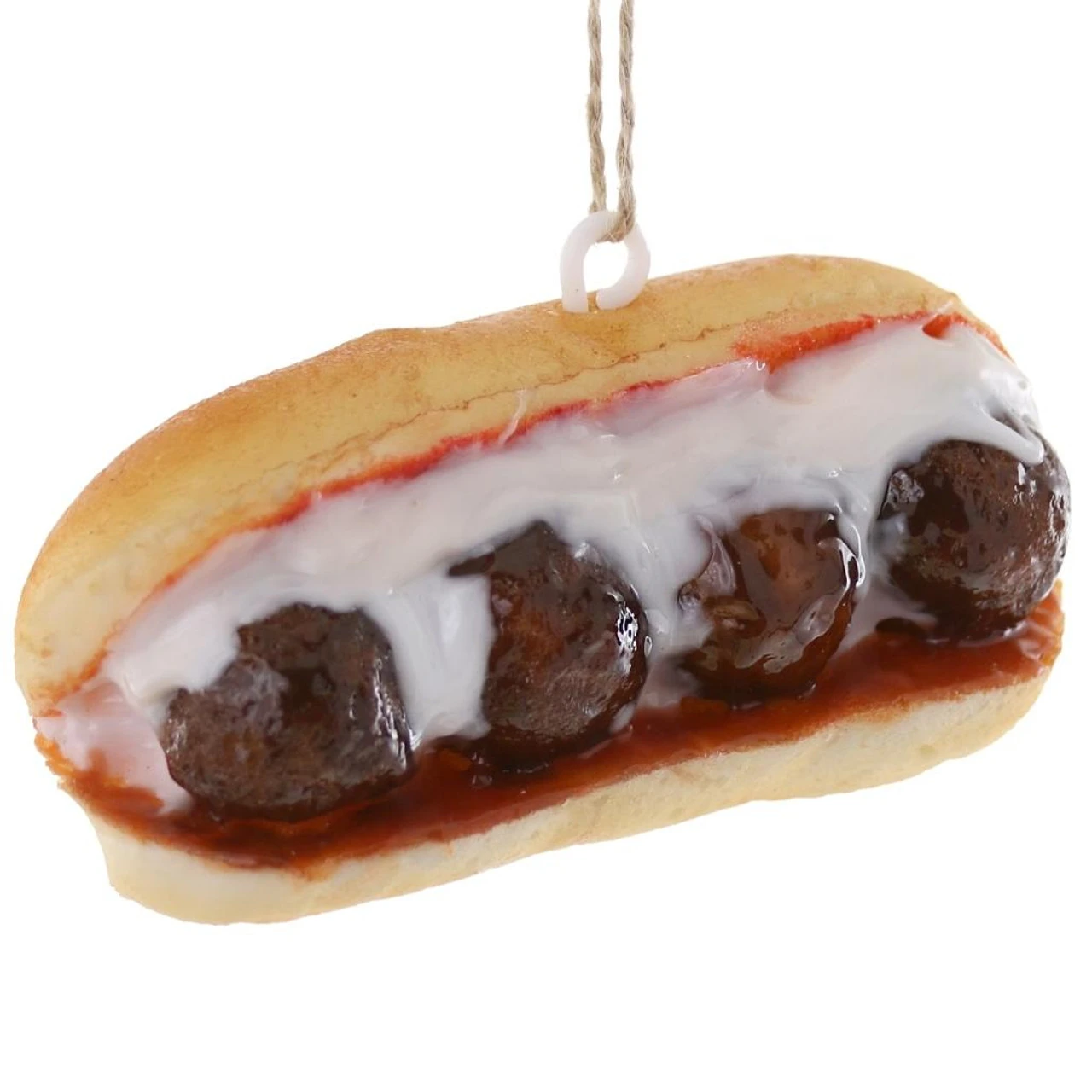 Cody Foster & Co - Meatball Parm Blown Glass Ornament 3 Cody Foster & Co - Meatball Parm Blown Glass Ornament