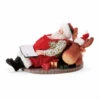 Possible Dreams Santa And Moose Snooze Snoring Animated Figurine -Ornaments Shop 6008478 43752.1622811683