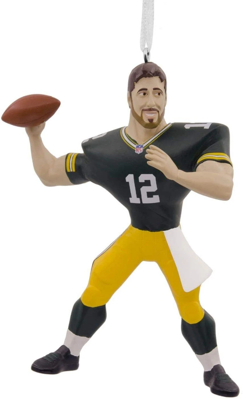 Hallmark - NFL Green Bay Packers Aaron Rodgers Player Ornament 3 Hallmark - NFL Green Bay Packers Aaron Rodgers Player Ornament
