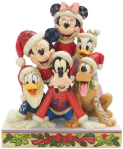 Jim Shore Disney Traditions Collection - Mickey And Friends "Piled High With Holiday Cheer" -Ornaments Shop 61Vgneve7CL. AC SL1000 28050.1605630424