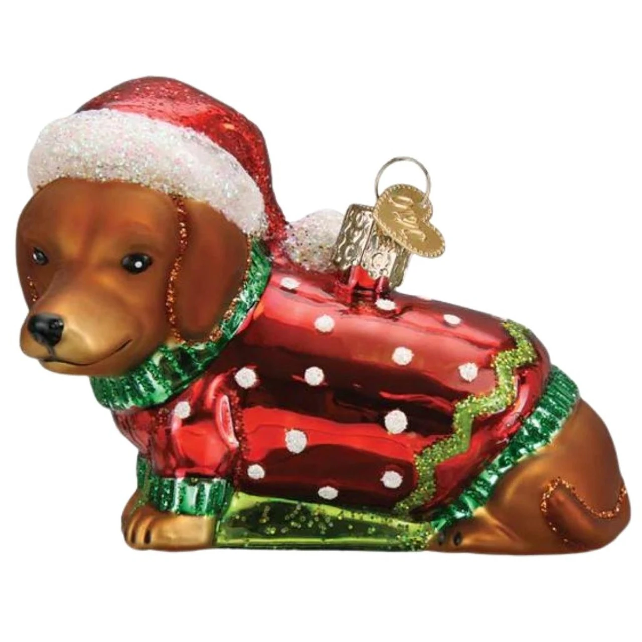Old World Christmas - Dashing Dachshund Ornament 3 Old World Christmas - Dashing Dachshund Ornament