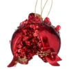 4.5" Red Heavy Jeweled Pomegranate Leaf Ornament 1 4.5" Red Heavy Jeweled Pomegranate Leaf Ornament -Ornaments Shop 669 Untitled design 57884.1658326856