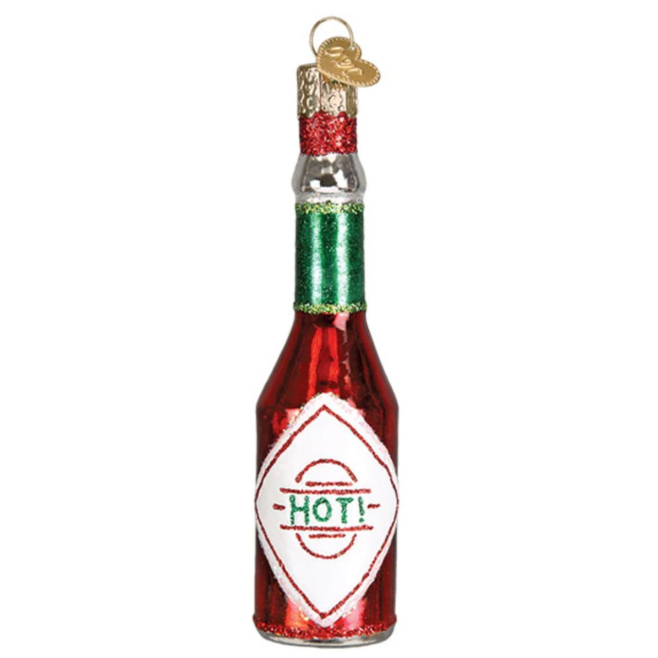 Old World Christmas - Bottle Of Hot Sauce Ornament
