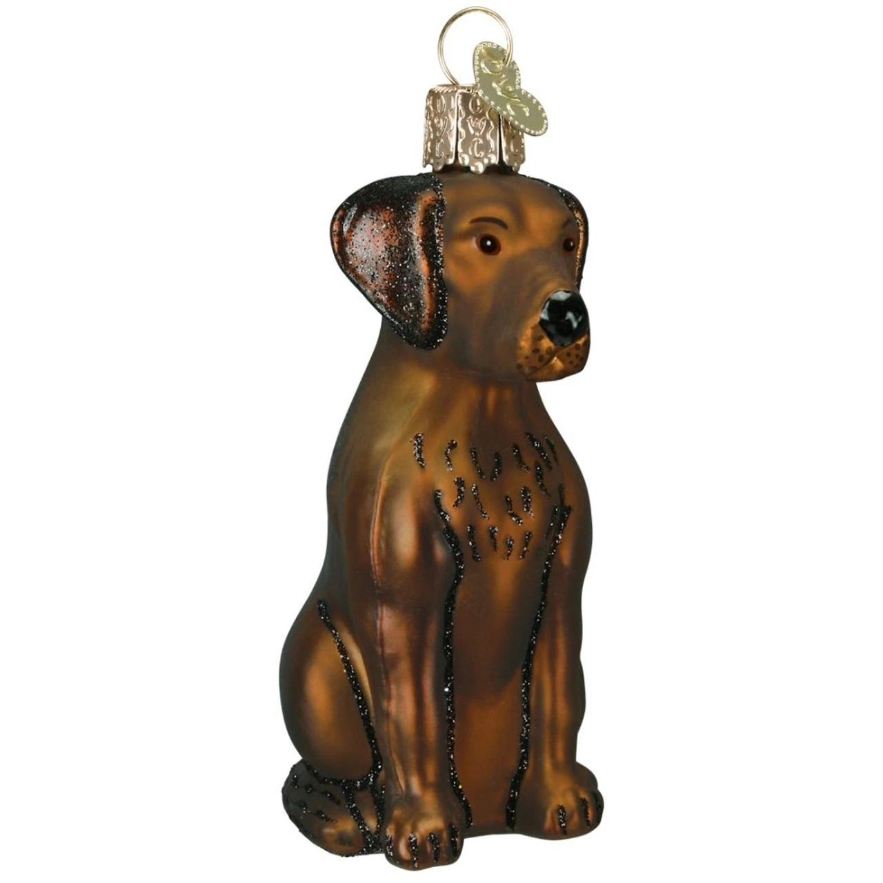 Old World Christmas - Chocolate Labrador Ornament
