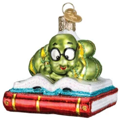 Old World Christmas - Bookworm Ornament