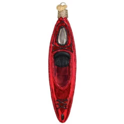 Old World Christmas - Red Kayak Ornament