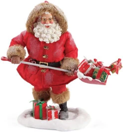 Possible Dreams Sports And Leisure Santa - Shovel Loads Of Gifts - #6003458