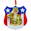 Personalized Army Soldier Ornament