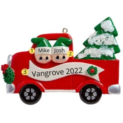 Personalized Tree Day Couple Ornament -Ornaments Shop 754042 Personalized Tree Day Couple Ornament names 97059.1661519452