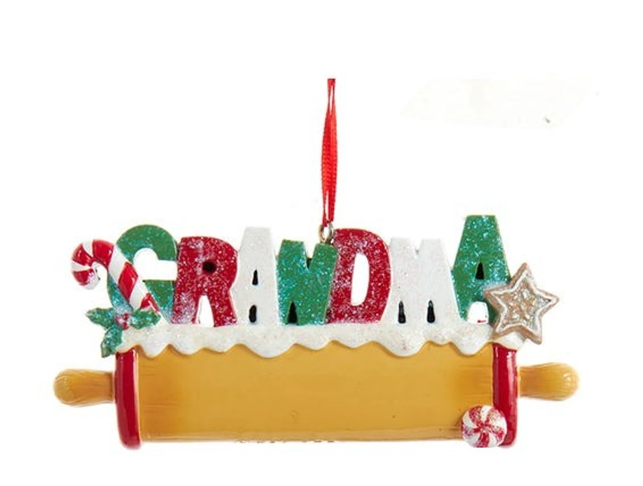 Kurt Adler Personalized Grandma Rolling Pin Ornament 3 Kurt Adler Personalized Grandma Rolling Pin Ornament