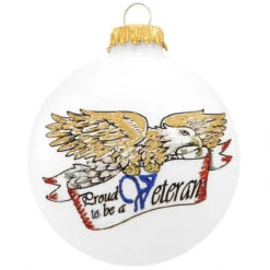 Heart Gifts By Teresa - Proud Veteran Ornament
