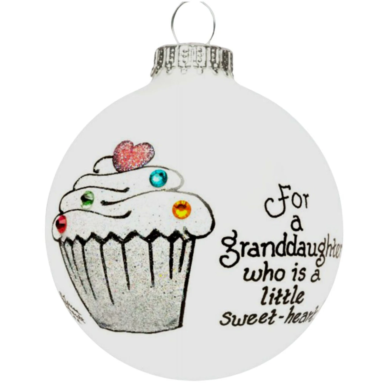 Heart Gifts By Teresa - Granddaughter Cupcake Ornament 3 Heart Gifts By Teresa - Granddaughter Cupcake Ornament