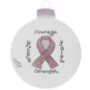 Heart Gifts By Teresa - Pink Ribbon Breast Cancer Ornament