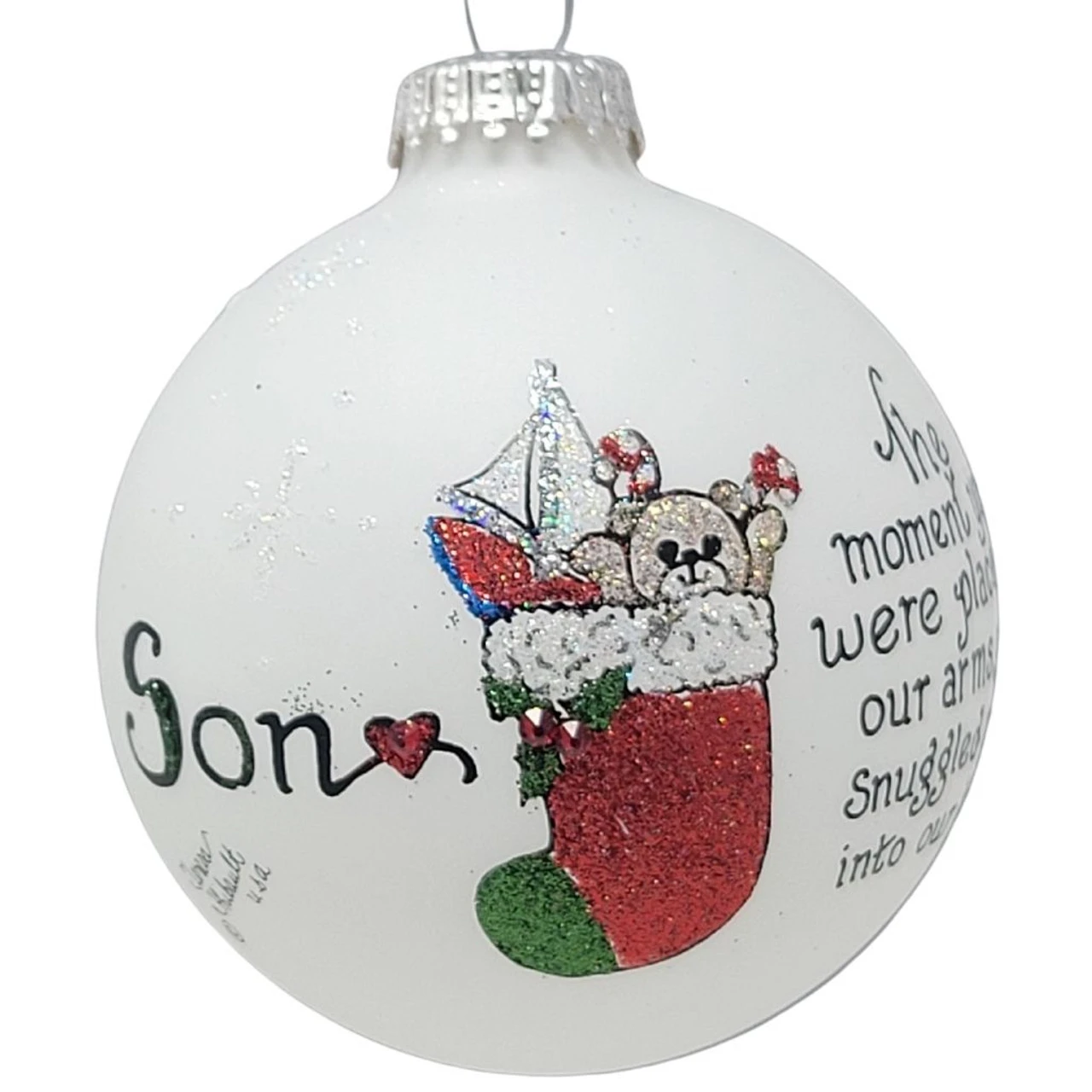 Heart Gifts By Teresa - Son Stocking Ornament 3 Heart Gifts By Teresa - Son Stocking Ornament