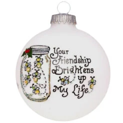 Heart Gifts By Teresa - Friendship Brightens Life Ornament