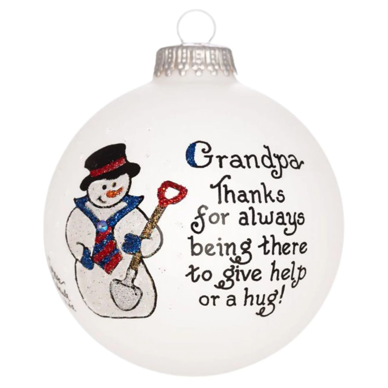 Heart Gifts By Teresa - Grandpa Thanks Ornament 3 Heart Gifts By Teresa - Grandpa Thanks Ornament