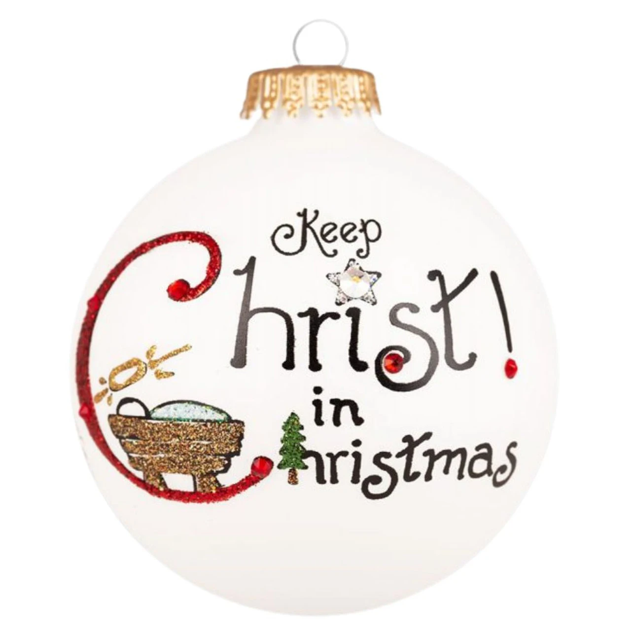 Heart Gifts By Teresa - Christ In Christmas Ornament 3 Heart Gifts By Teresa - Christ In Christmas Ornament