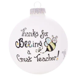 Heart Gifts By Teresa - Teacher Bee Ornament