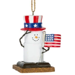 S'Mores Patriotic Ornament