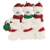 Personalized 3 Snowmen On A Tobbogan Ornament 1 Personalized 3 Snowmen On A Tobbogan Ornament -Ornaments Shop 969 3 54351.1636382448