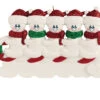 Personalized 5 Snowmen On A Tobbogan Ornament -Ornaments Shop 969 5 00120.1636385355
